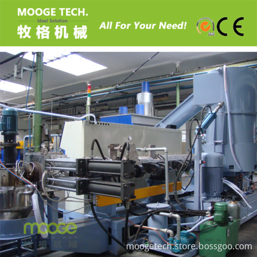Water Ring Die Face PE Film Pelletizing Line